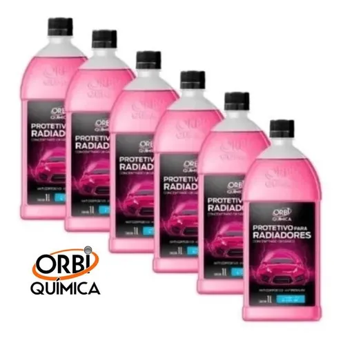 Aditivo Líquido Radiador Orbi Química 1L Anticorrosivo Orgânico - Imagem 3